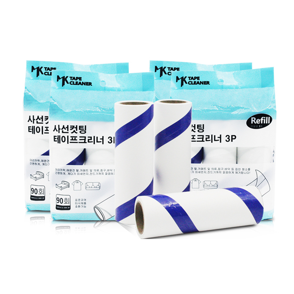 명강산업 사선컷팅 테이프 크리너 리필 3p 14,200원