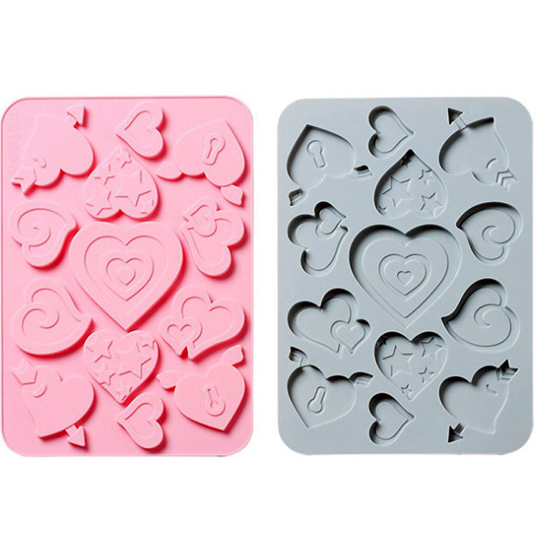 이홈베이킹 실리콘몰드 각종 하트 13구 2종 세트 10,800원