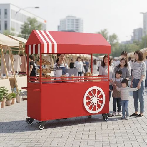 케어픽 이동식 플리마켓 가판대 트롤리 바퀴달린 진열대 매대 행사 선반 부스, 1개, 120*60*190(색상 선택 가능) 279,000원