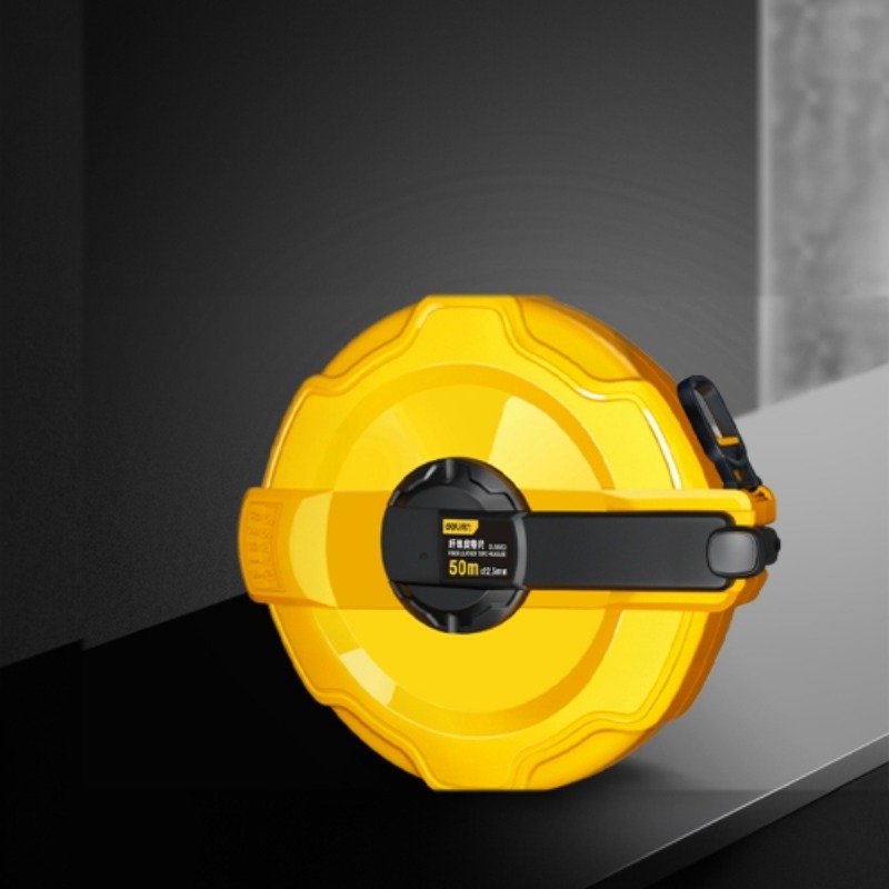 델리 건물 거리 측량 화이버글래스 공업용 줄자 50m (옐로우) 내구성 휴대용 경량 정밀측정 25,900원