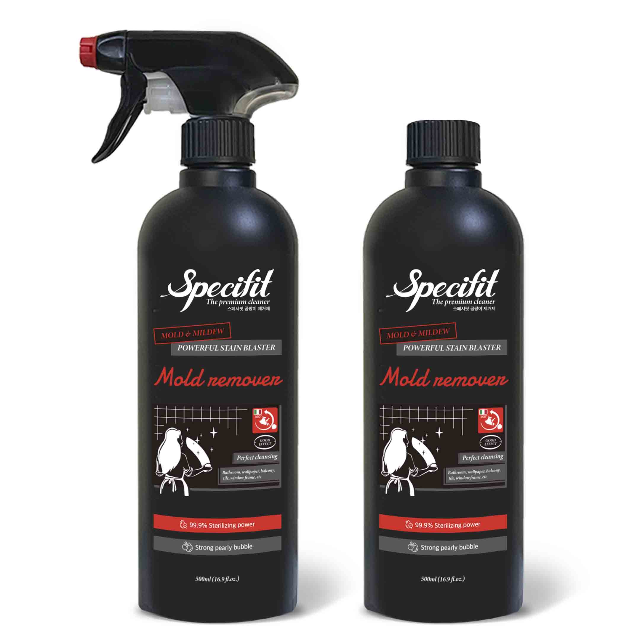 스페시핏 초강력 뿌리는 곰팡이 제거제, 500ml, 2개, 현재가 16,800원