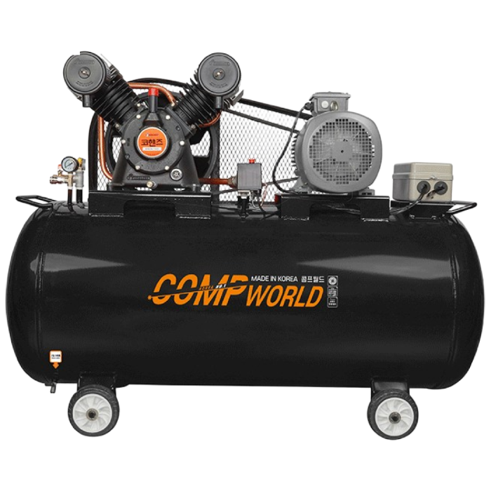콤프월드 공업용 콤프레샤 7.5마력 400리터 저진동 저소음 프리미엄 에어콤프레샤, 1개 2,507,500원