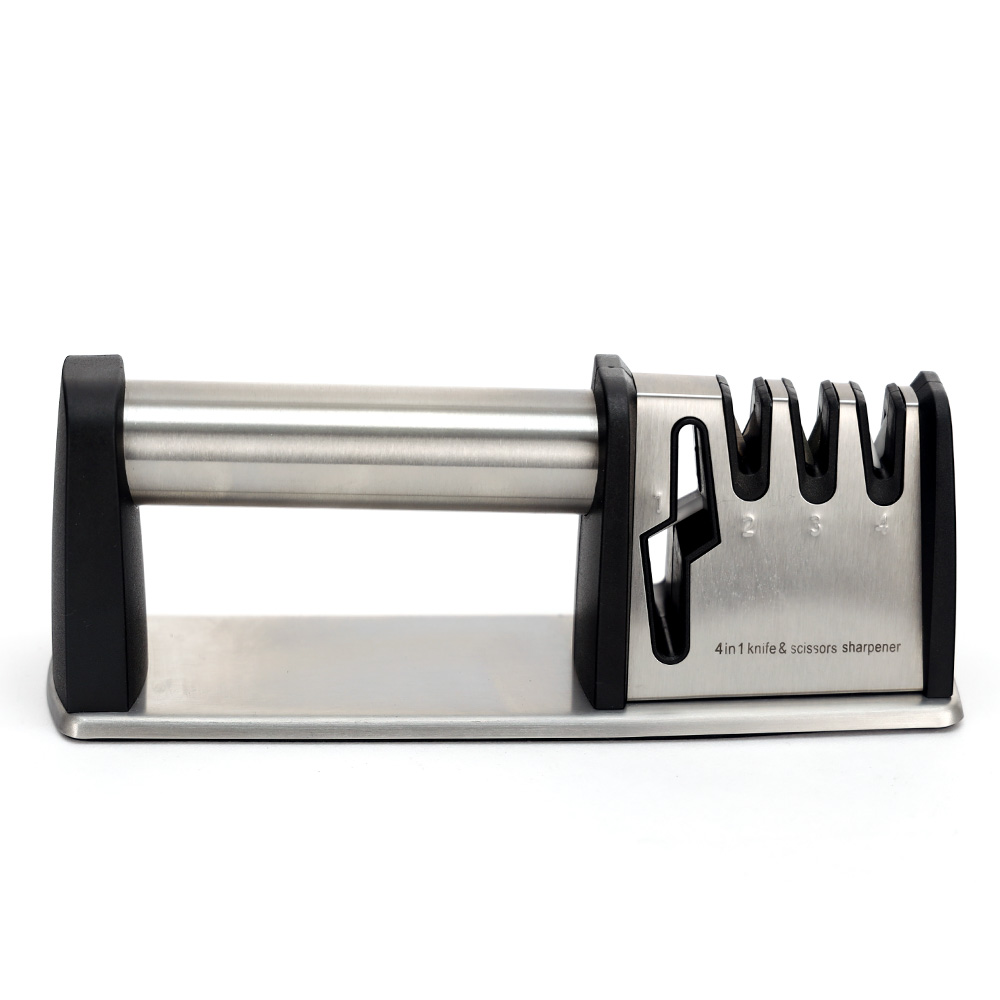 다이아몬드숫돌 칼갈이 가위갈이 가정용 부엌 명품 샤프너 4in1, 1개, 명품스텐 4in1 9,850원