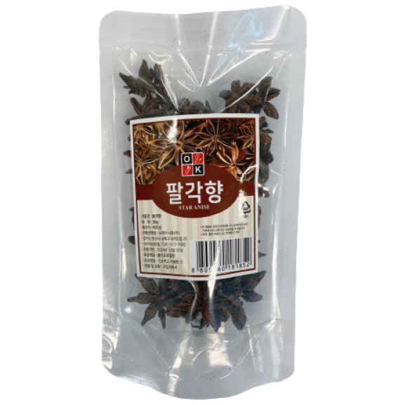 오케이식품 가정용 팔각향 30g 팔각회향 팔각따료, 30g, 1개 1,800원