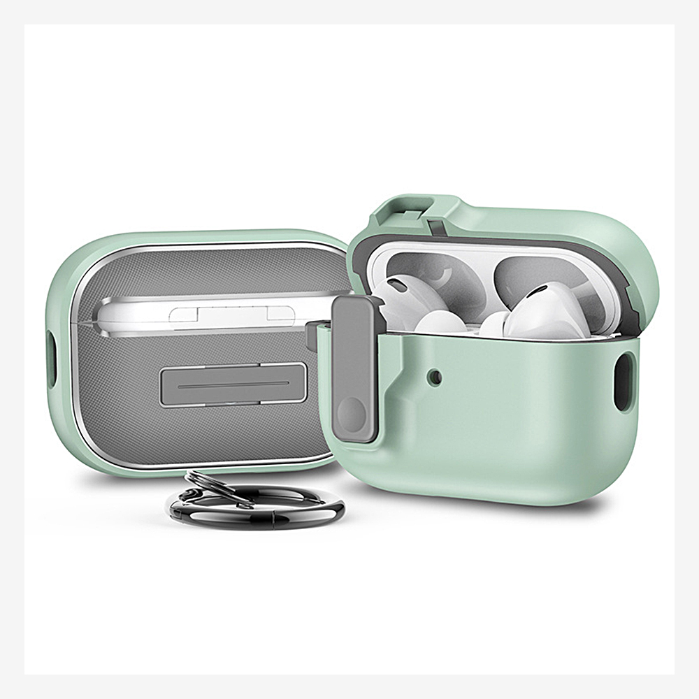 조이스틱 잠금 보호케이스+에어팟 보호케이스+분실방지/그레이/프로3 4겸용, 1개, 녹색, 에어팟4 5,900원