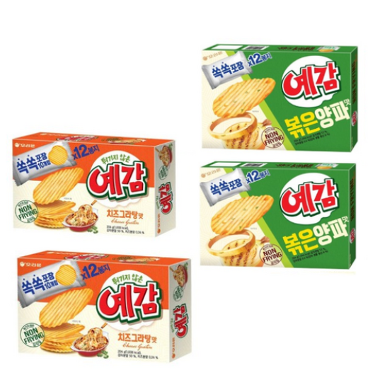 오리온 예감 치즈그라탕 204gx2개+볶음양파맛 204gx2개[총4개] 무료배송 139,800원