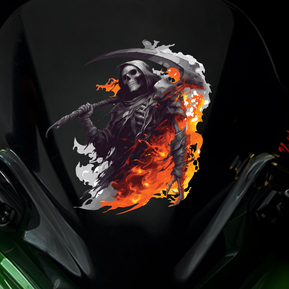 해골 사신 오토바이 튜닝스티커 3종 소,중,대 7,000원