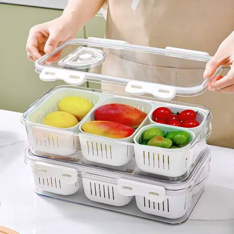 1988Life 다용도 냉장고 정리함  반찬통밀폐용기 음식 야채 과일보관용기 11,250원