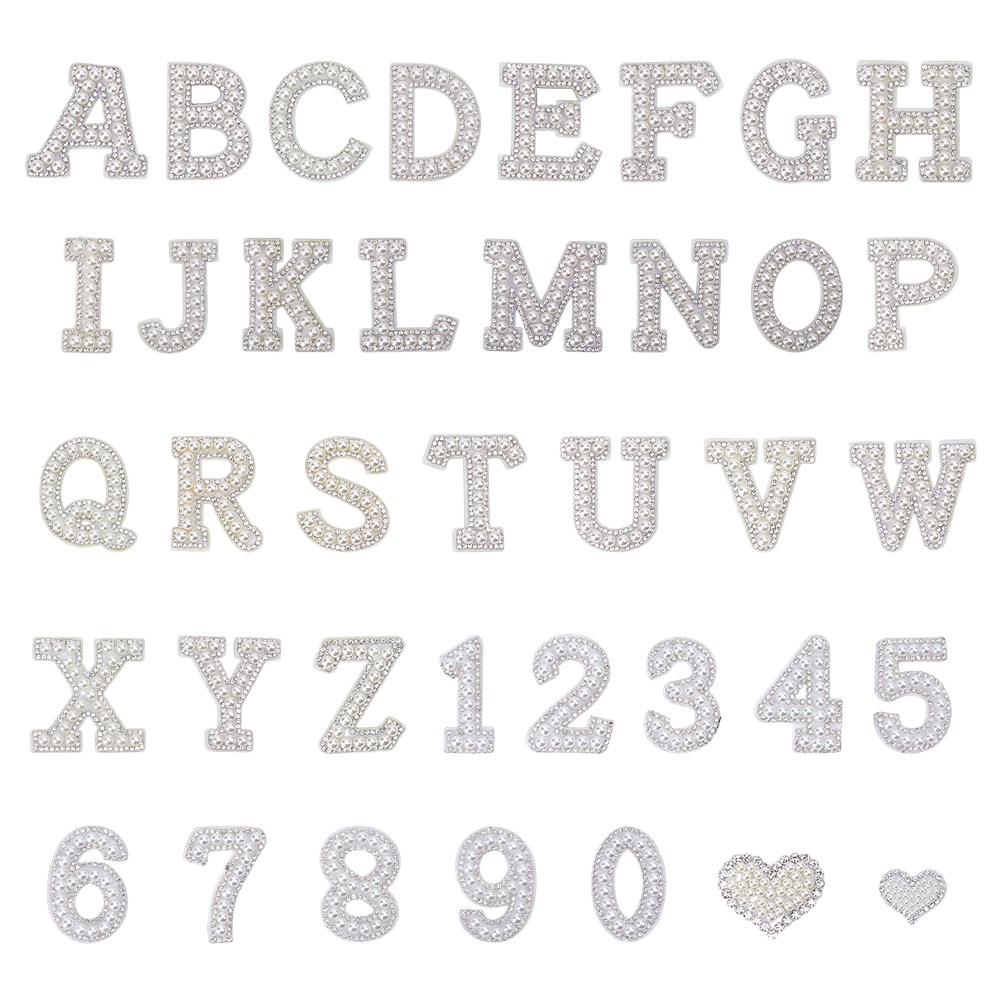 단어 글자 자수 패치 맞춤형 메시지 장식 DIY 핸드메이드 의류 수선 수공예 소품, 1개, 흰색 312 18,260원