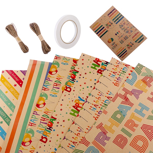 에이비엠코리아 크라프트 포장지 6p 세트 6,760원