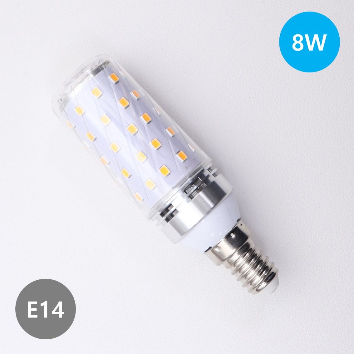 LONG e14 미니 콘램프 8W, 2개, 주광색 14,880원