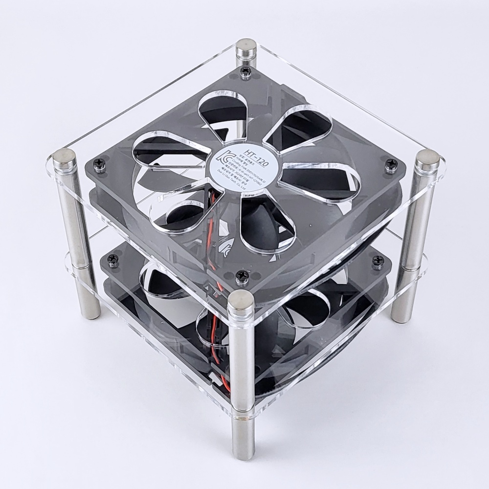 홈앤툴즈 미니피씨 공유기 저소음 120mm USB 쿨링팬 쿨러 (스퀘어 2단) 27,900원