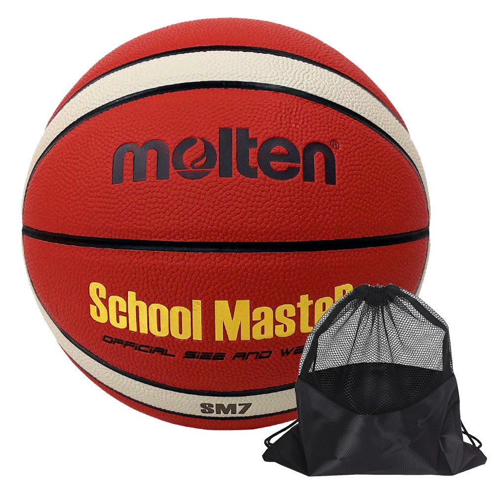 몰텐 스쿨마스터 농구공 7호 올코트 학교 공식구 + 볼가방, 1세트, BG7-SM 44,800원