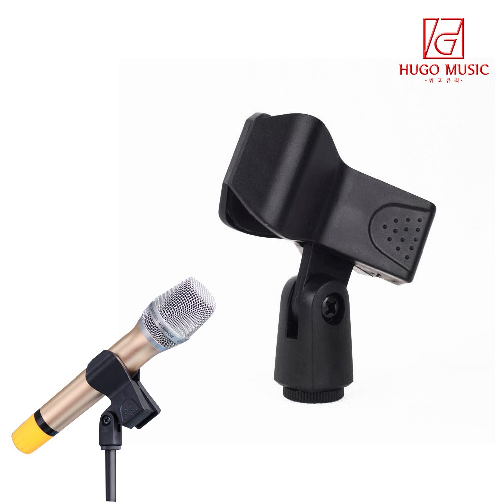 위고뮤직 마이크 홀더 집게형 M01 25mm-46mm 58 38 마운트 호환가능, 1개 2,000원