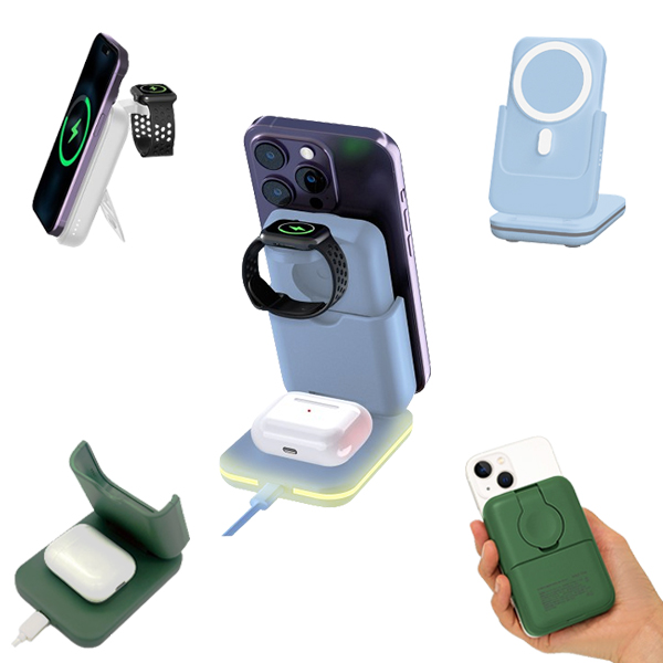 쫙쫙 붙는 자석 충전 엑스트라 6IN1기능탑재 최대 출력 23W 고속+워치겸용+버즈 에어팟 무선충전+보조배터리+스탠드 맥세이프 호환 69,000원