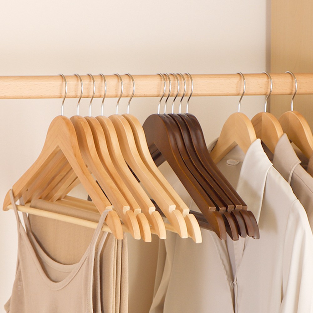 FOOI 회전식 다기능 고급 원목 옷걸이 정장 셔츠 코트 바지 치마 블라우스 10개 20개 5시전 당일발송 9,540원