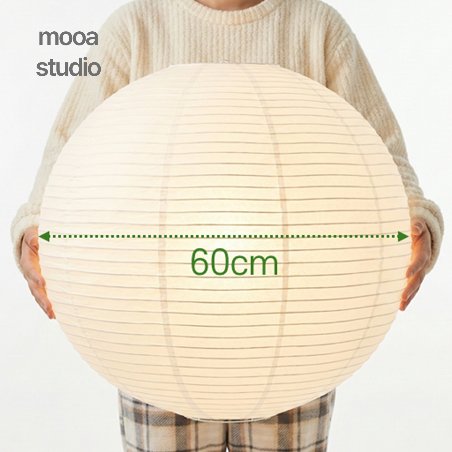 무아스튜디오 아카리 한지조명 와비사비 무드등 30cm~60cm 전선미포함 29,900원