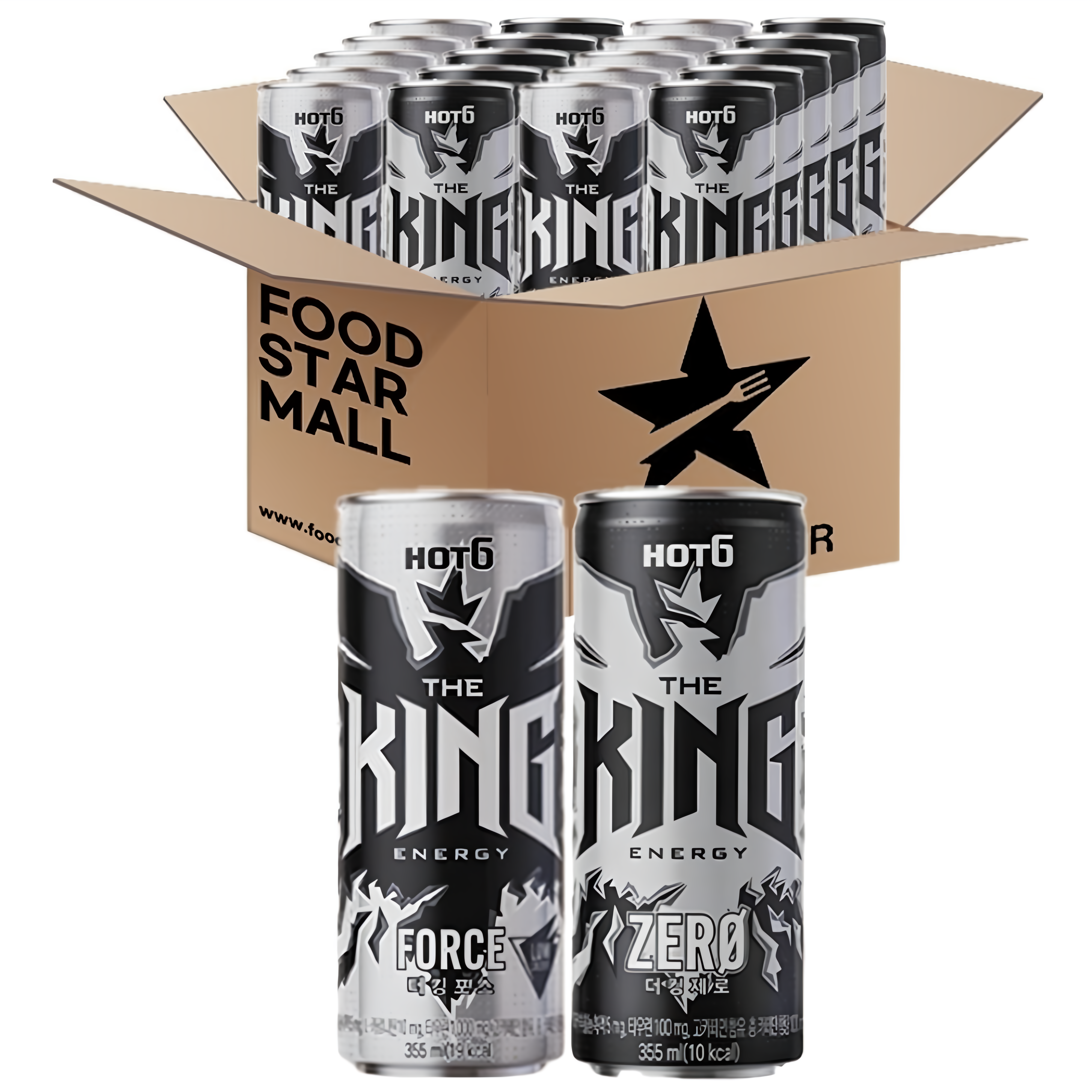 [푸드스타] 핫식스 더킹 (포스, 제로) 355ml 각 10입 총 20입 31,700원