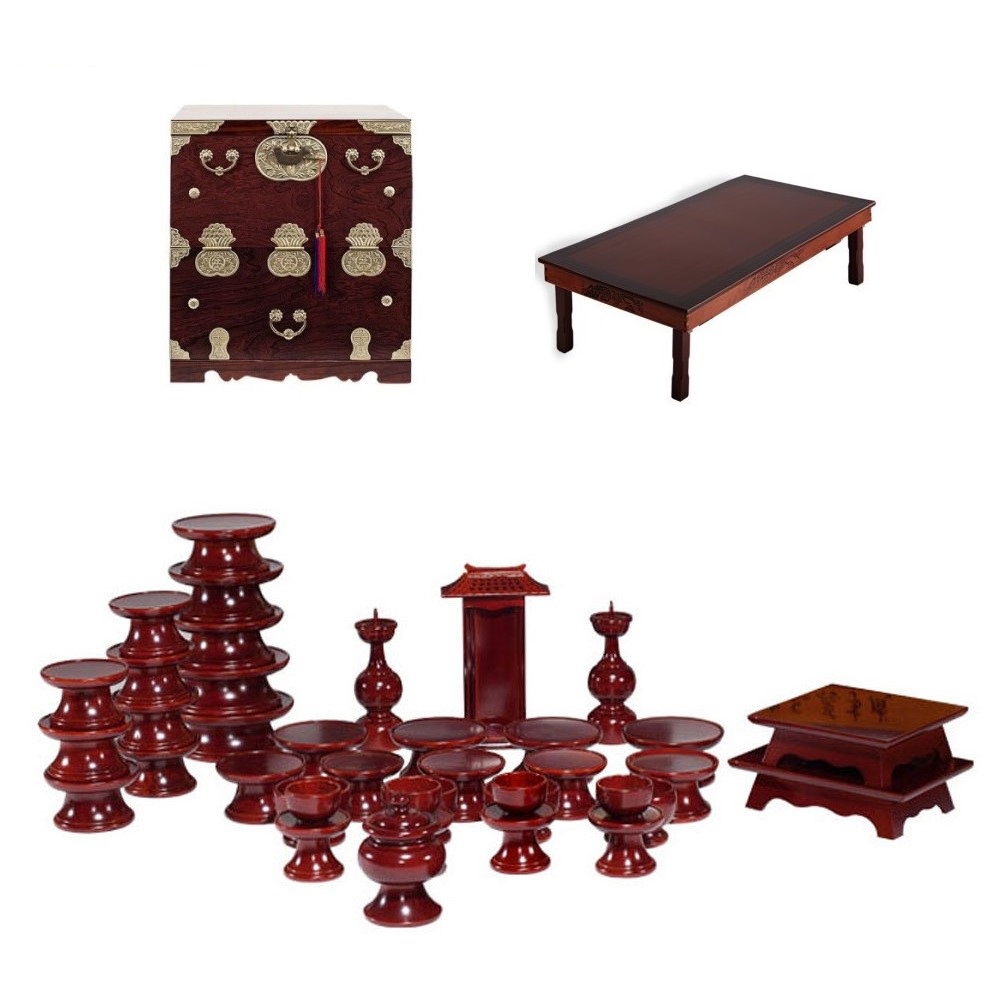 패키지 문화재 오리목 제기 39p + 남원 오동나무 앞닫이 제기함 + 남원 춘향골 직교자상 80-120 609,000원