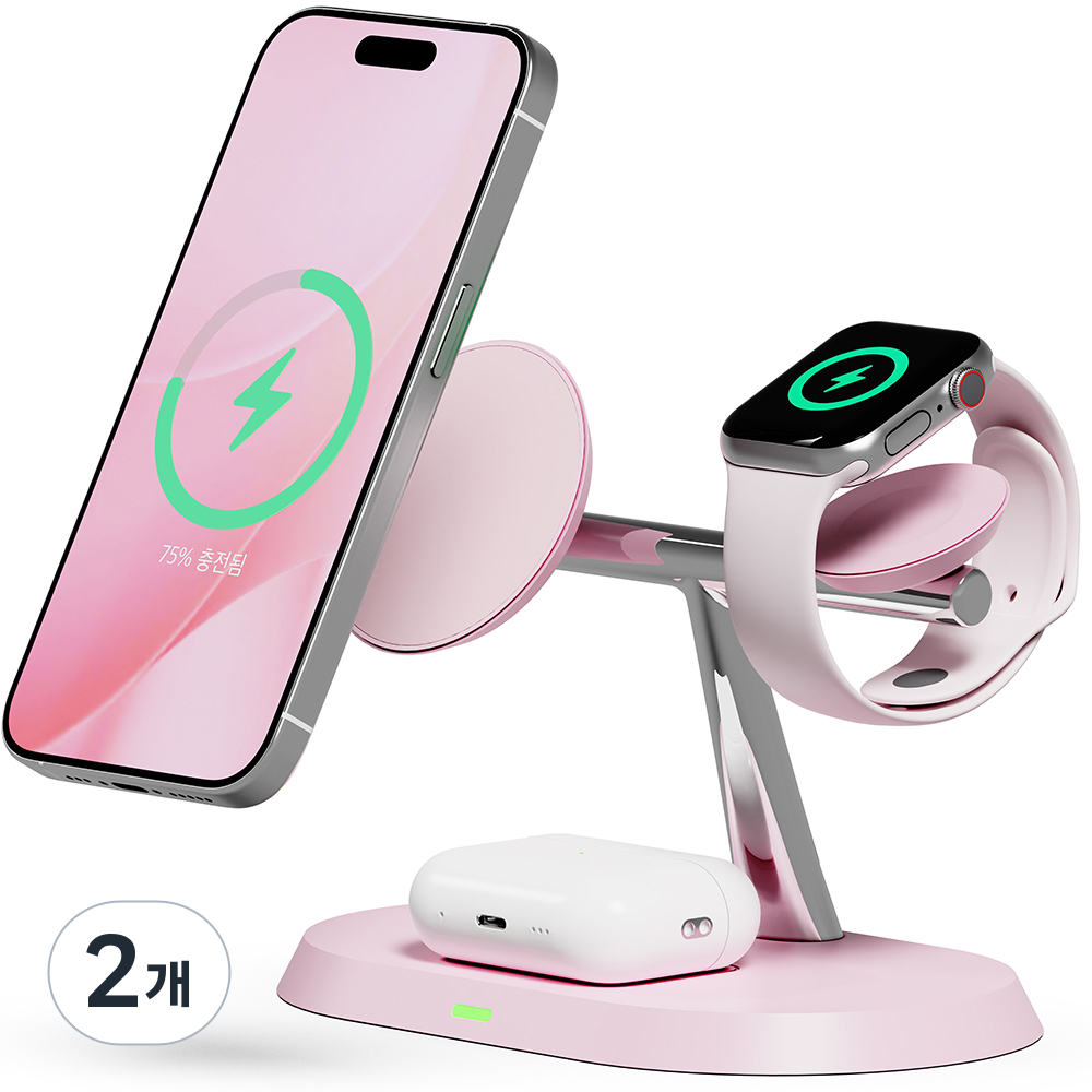 일리온 3in1 + 1 맥세이프 호환 마그네틱 무선 충전기 31,800원