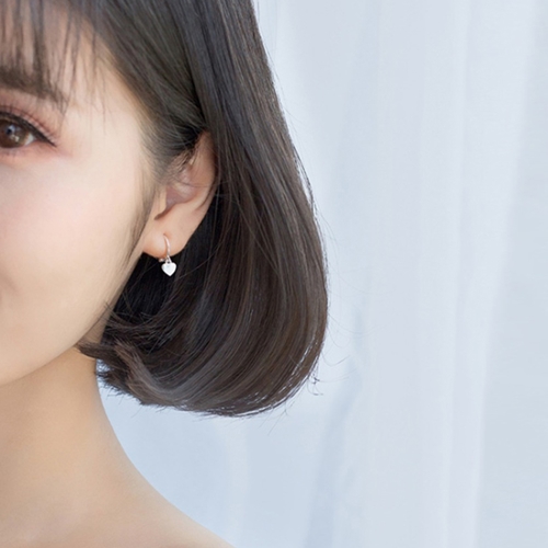 에르모사제이 E068 실버 925 데일리 하트 여자 레이어드 로즈 골드 링 은 귀걸이 27,900원