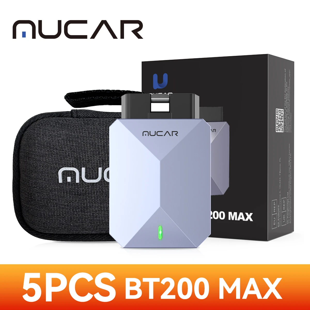 MUCAR BT200 MAX AI 어시스턴트 자동차 진단 도구 CANFD 양방향 전체 시스템 스캐너 15가지 리셋 기능 평생 5,770,960원