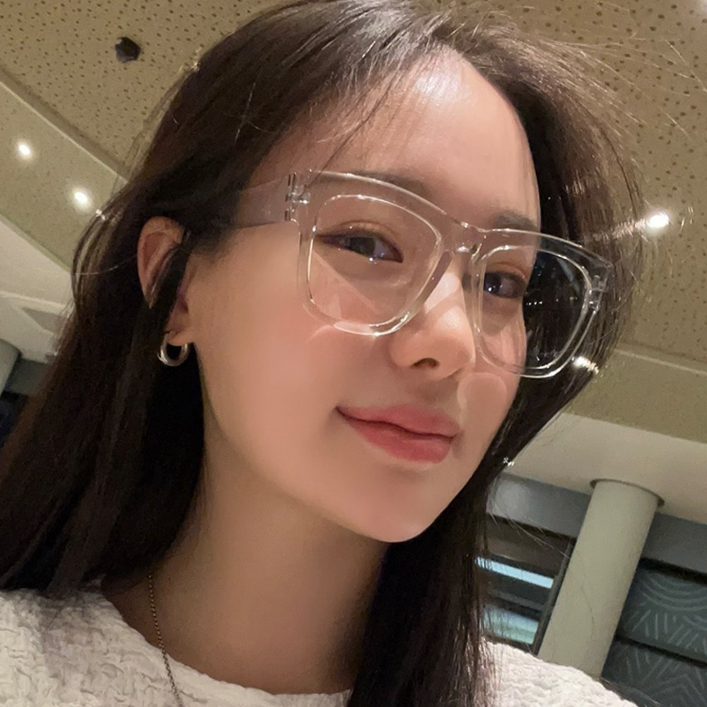 하루홀릭 빅사이즈 사각 블루라이트 차단 국내생산 패션 뿔테안경 17,950원