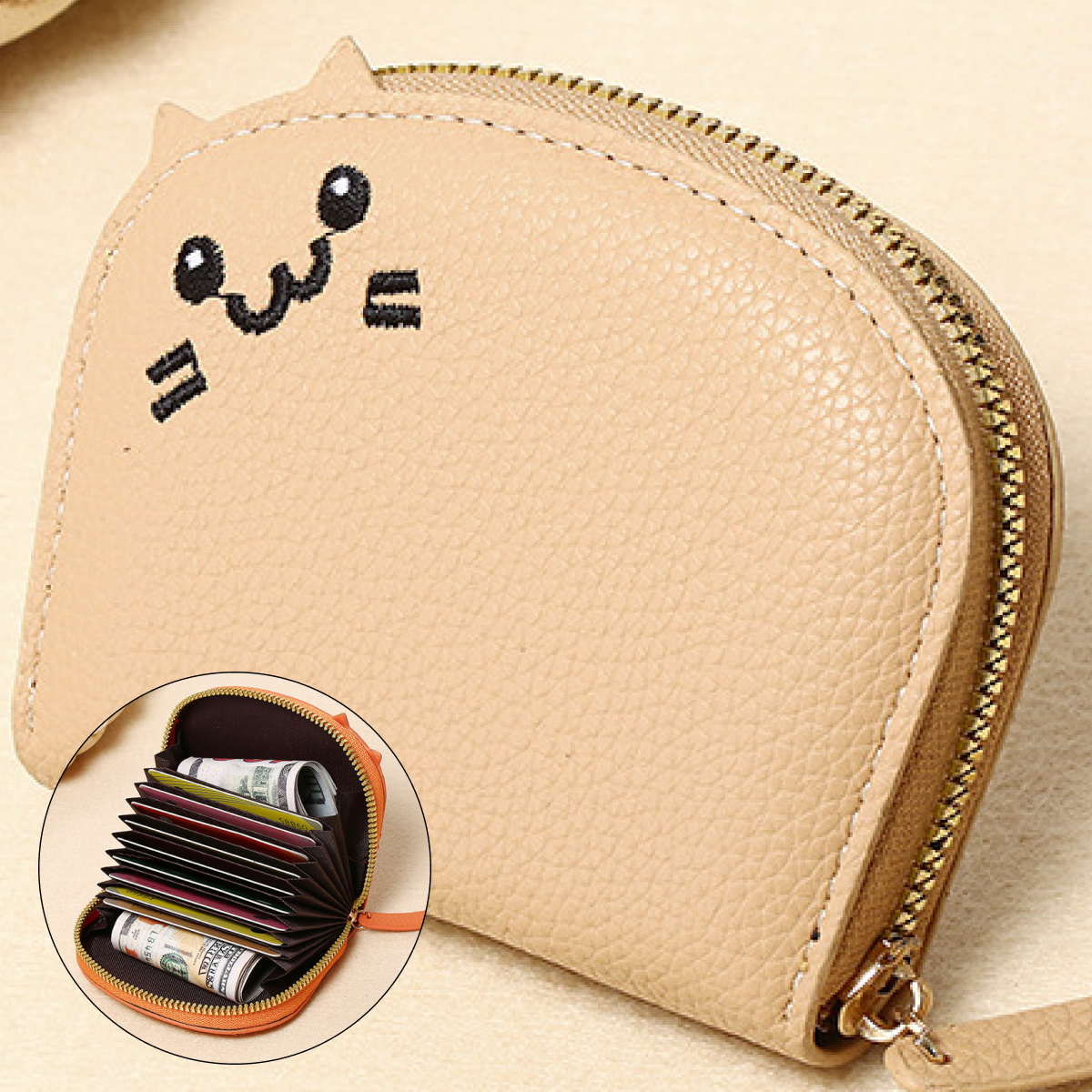 Akatsuki 아코디언 카드지갑 여자 여성 고양이 6,900원