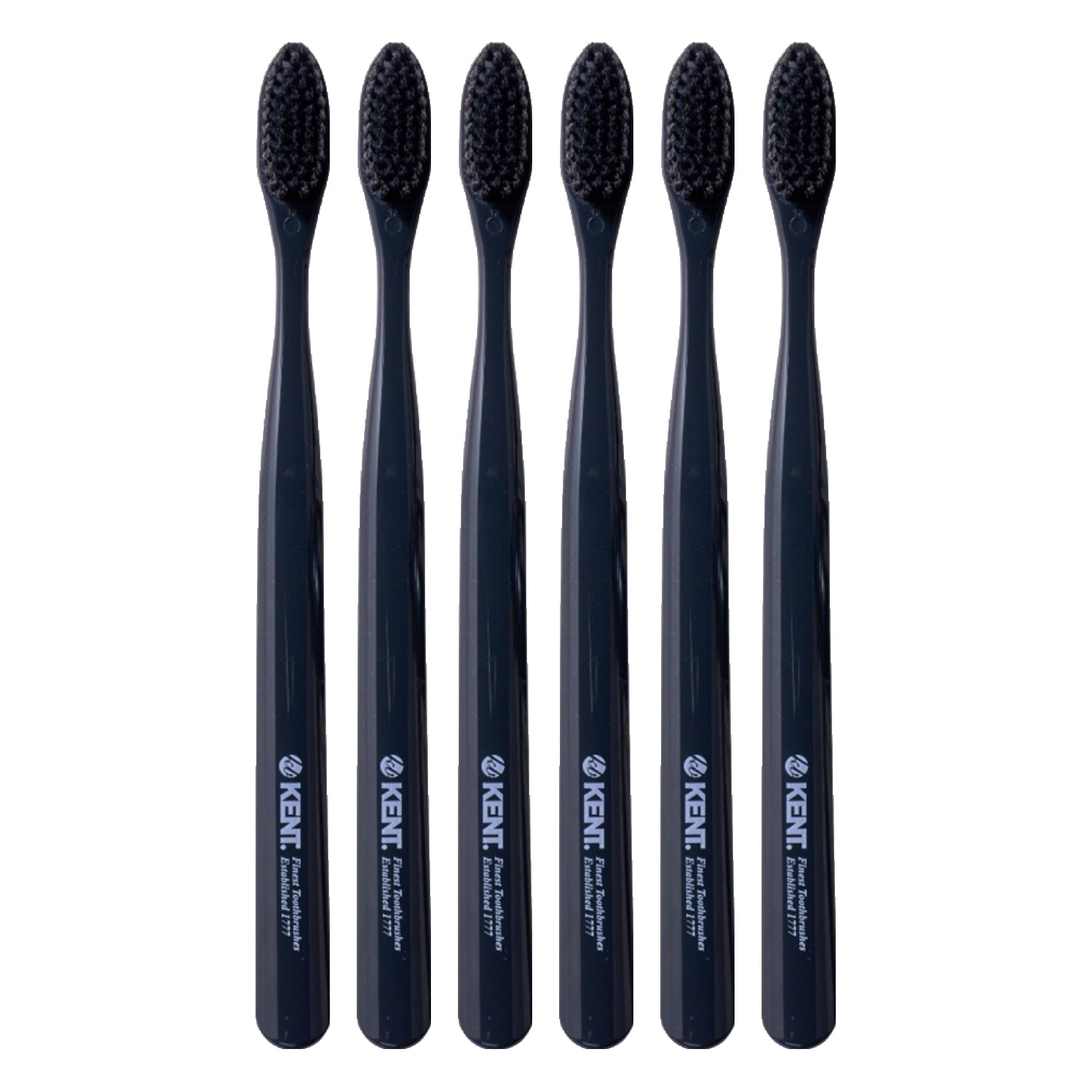켄트 탄 초극세모 칫솔 블랙, 1개입, 6개 22,280원