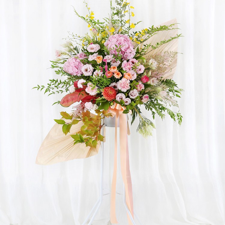 (주)99플라워 뉴 디자인 수국 신화환 [ST-FA309] 전국당일배송 꽃배달 (서울,인천,대구,울산,경기일부) 160,100원