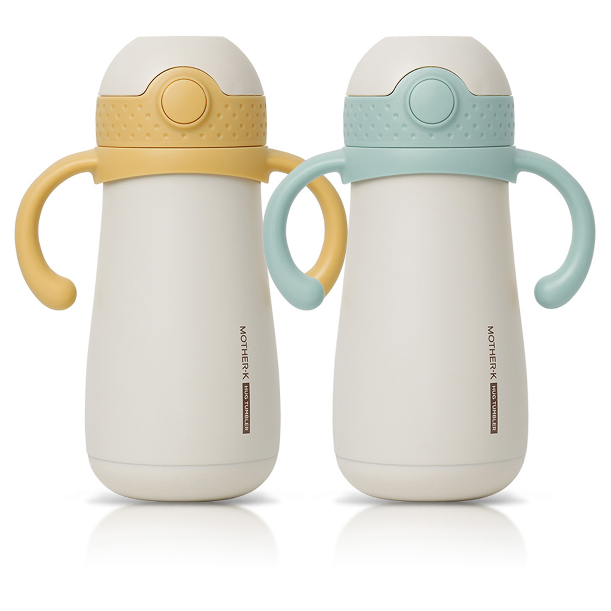 마더케이 허그 보온 빨대컵, 350ml, 2개, 민트 + 머스터드 45,940원