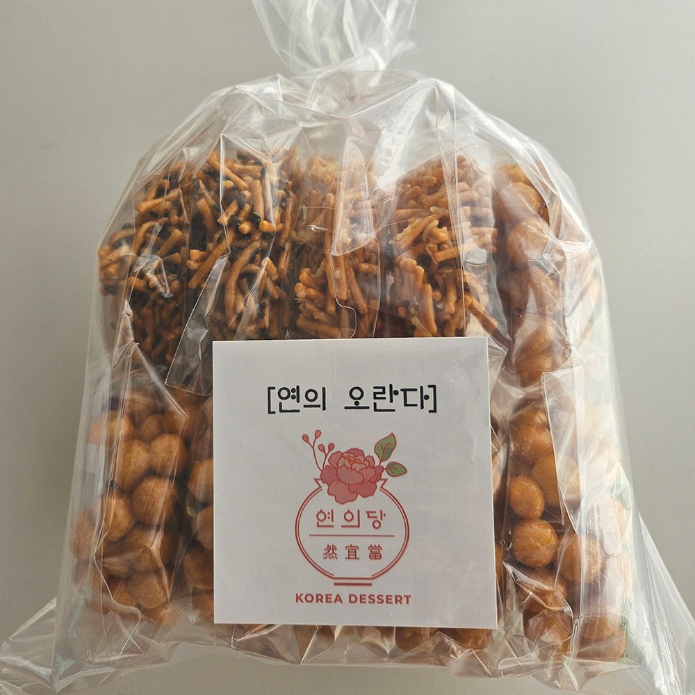 연의당 수제 오란다 실속형 견과 까불이 감태 전통과자 10개입 15,800원