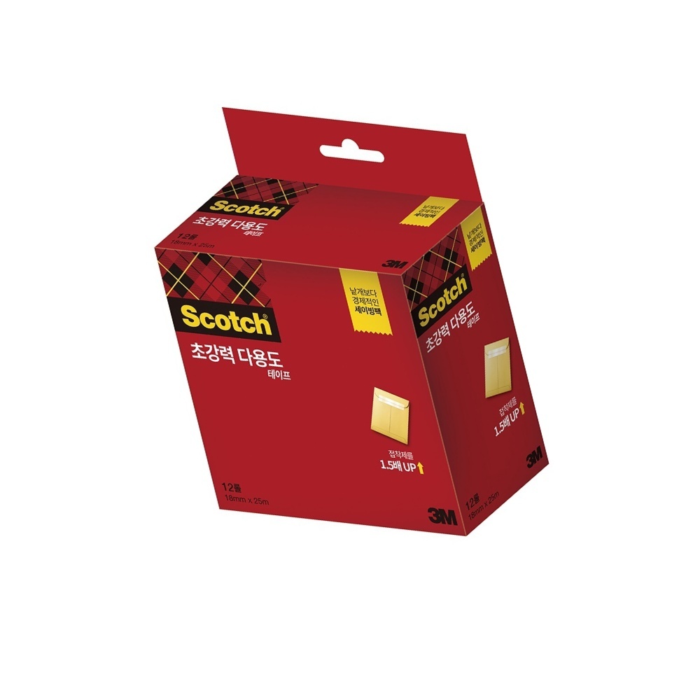 DSGS 초강력테이프 리필12롤18mmx25M 사무용테이프 24,900원