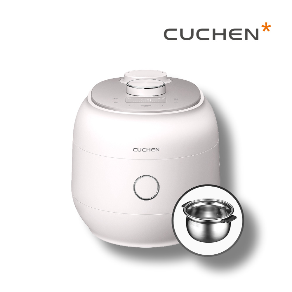 쿠첸 최고급형 STS 316Ti 올스텐내솥 밥솥 3인용 IH 압력 밥솥 CRT-RPS0310BW 324,900원