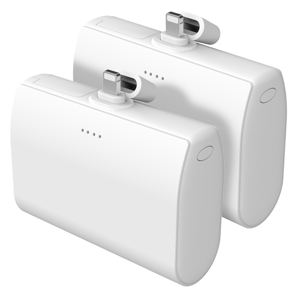 도킹형 대용량 보조배터리 일체형 10000mAh 2P, 화이트, 8핀 2P 25,900원