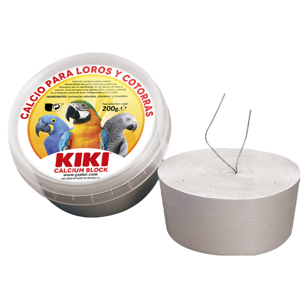 키키 칼슘 미네랄 블럭 앵무새 영양제 보충 코뉴어 퀘이커 모란, 200g, 1개 5,500원