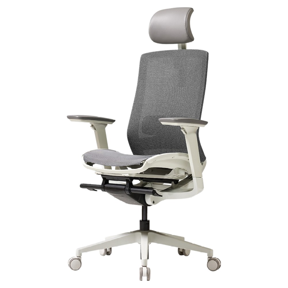 듀오백 메가 컴퓨터 책상 메쉬 의자 MG-S-M1-W 방문설치, 그레이 375,720원