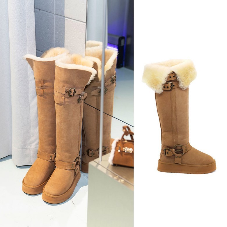 [빠른무료배송] 호주정품 럭스오즈 켄달 싸이 하이 롱 플랫폼 어그 부츠 (굽4.8cm) LUXOZ UGG LU801 198,000원