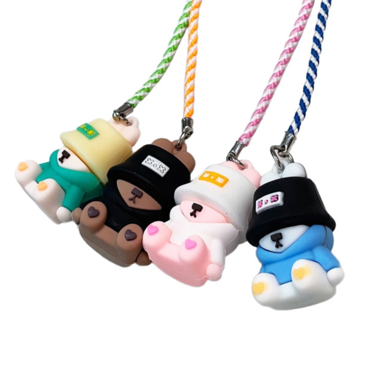 모자곰 골프 티걸이 골프소품 티 분실방지 실리콘 캐릭터 티고리, 1세트 8,650원