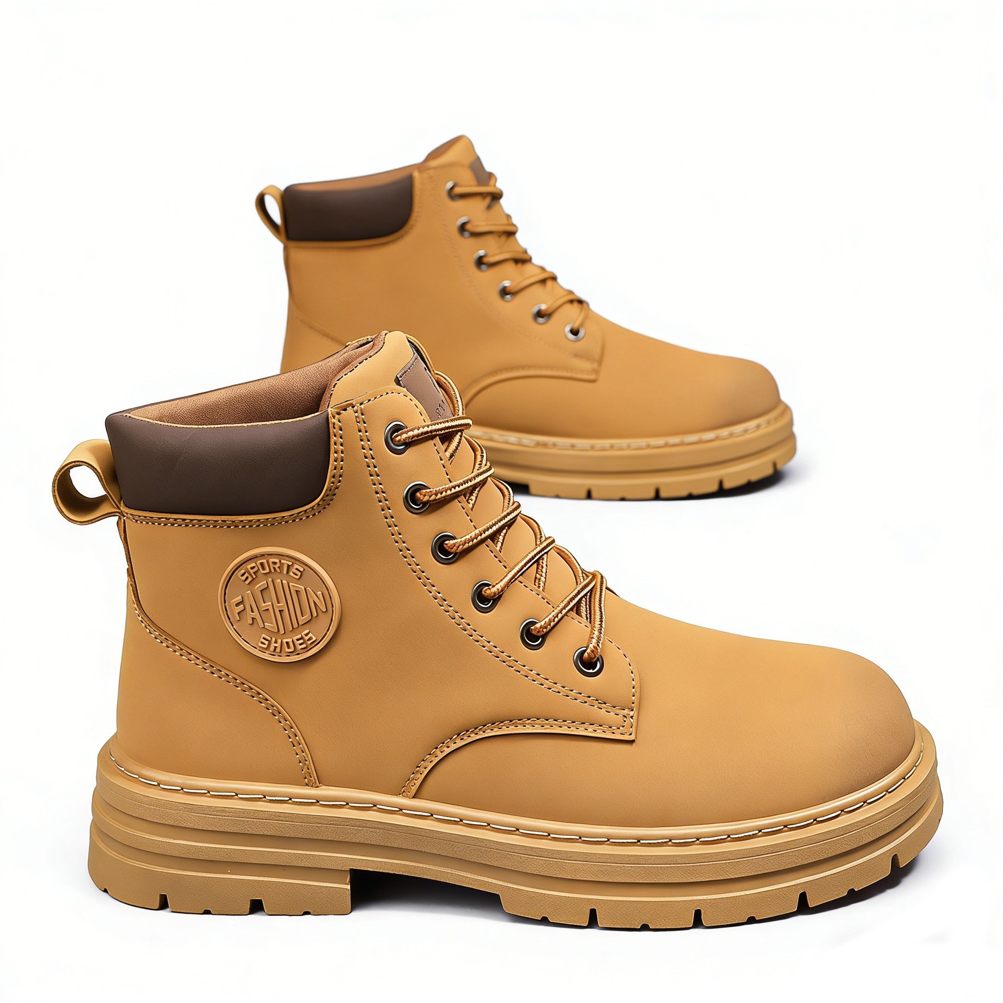 차쿠 남성 빈티지 카고 부츠 워커 통굽 하이탑 운동화 전술 작업 아웃도어 26,800원