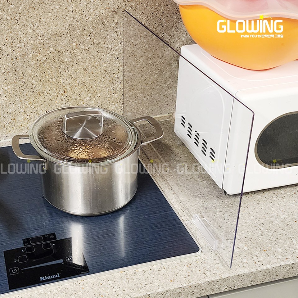 이즈그로잉 인덕션가드 씽크대 물튐방지가림막 정수기가림막 기름방지판 기름막이 설거지물막이 11,900원