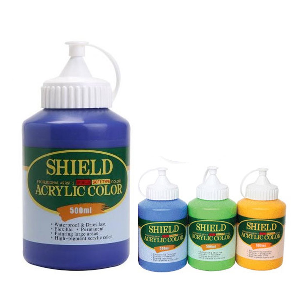 쉴드 아크릴칼라 소프트타입 아크릴물감 500ml 15,000원