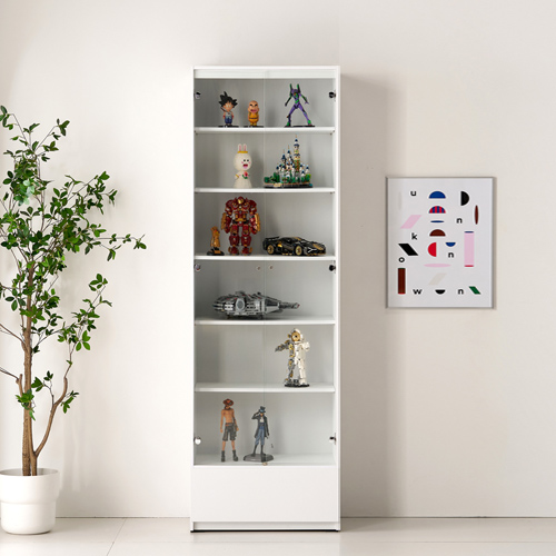 일송가구 2M 6단 키큰 코코 서랍형 강화유리 장식장 진열장 피규어 175,000원