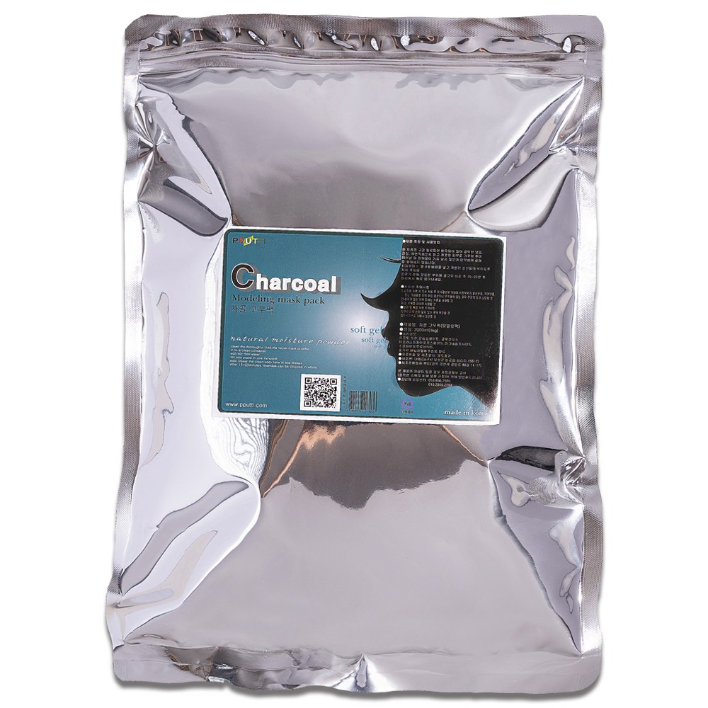 뿌띠 차콜(모공) 고무팩/모델링마스크 1kg 18,400원