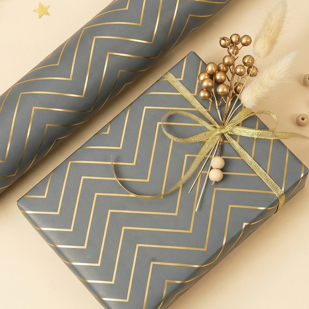 좋은기븐 세브런 종이롤 포장지 10m, 회색, 1개 7,250원