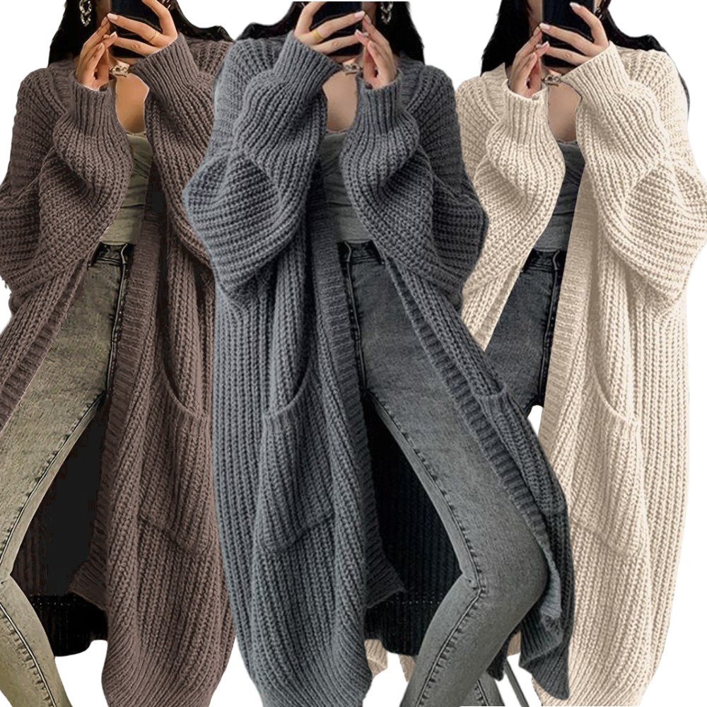 베르슈어 루즈핏 롱 니트 가디건 14,800원