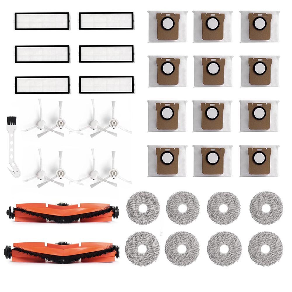 샤오미 X10 X10 플러스 X20 X20 플러스 드리미 L10s 울트라  S10 프로 진공 청소기 액세서리 먼지 봉투 필터 걸레 메인 사이드 브러시 47,500원