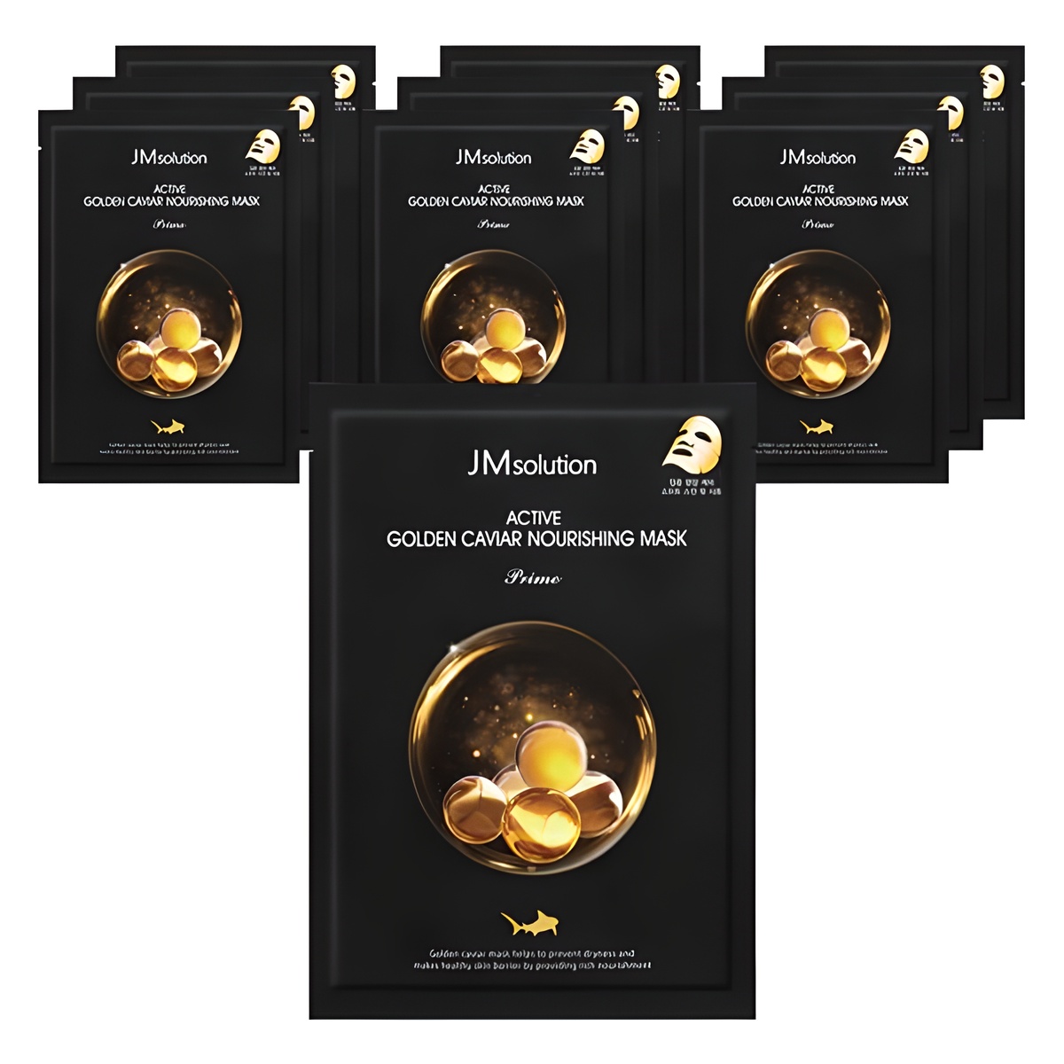 제이엠솔루션 액티브 골든 캐비어 너리싱 프라임 마스크팩, 10개입, 1개 6,100원