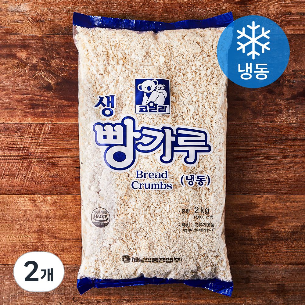 [로켓프레시] 코알라 생빵가루 (냉동), 2kg, 1개입, 2개 14,550원
