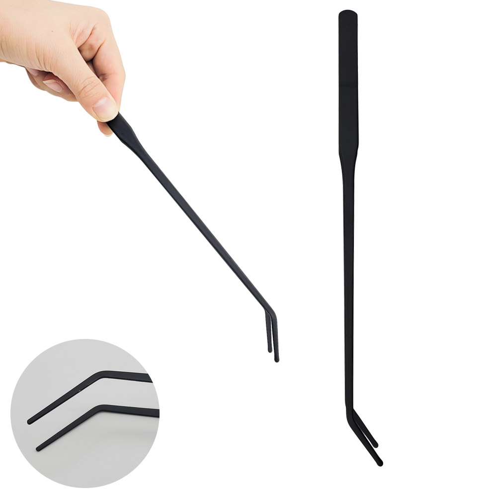 물멍 프리미엄 수초 핀셋 27cm 곡선형 블랙 특수 스테인리스 라면 요리 수초전용 롱 핀셋 곡 3,270원